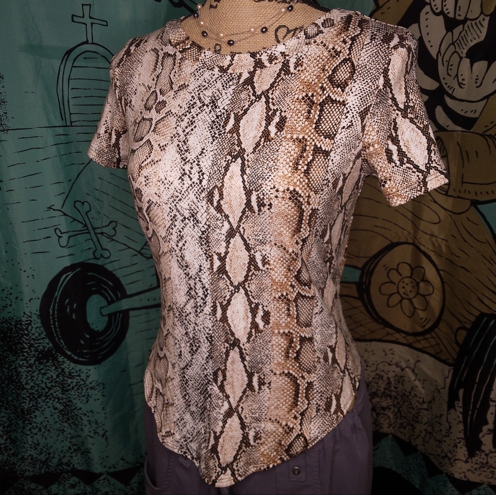 Snakeskin Blouse